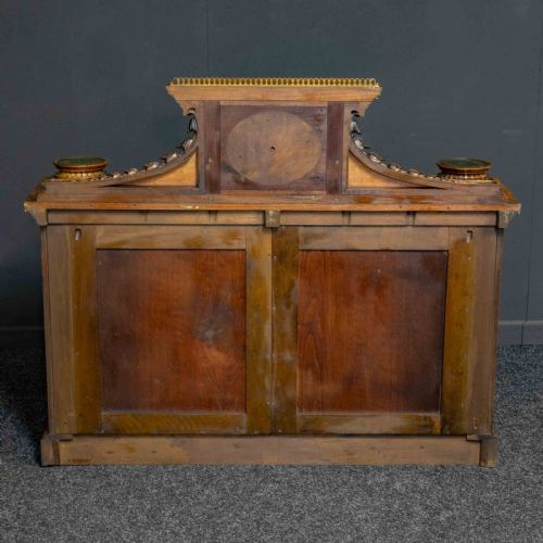 MID VICTORIAN BURR WALNUT BOOKCASE - ADDITIONAL PHOTO 19