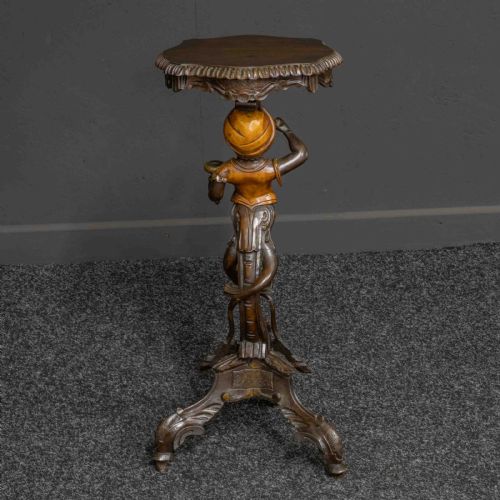 ITALIAN CARVED TORCHERE TABLE - ADDITIONAL PHOTO 2