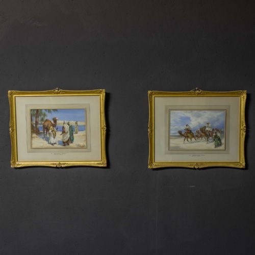 pair of watercolours by arthur keith - CATEGORY: ANTIQUE ART - DATED 1920