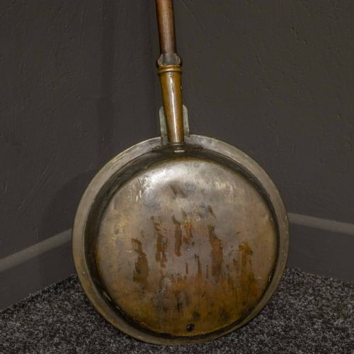 VICTORIAN BRASS WARMING PAN - ADDITIONAL PHOTO 5