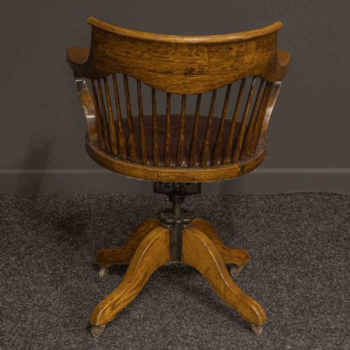 OAK SWIVEL CHAIR - ADDITIONAL PHOTO 4