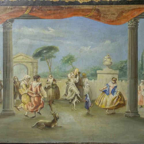 LATE VICTORIAN THEATRICAL OIL PAINTING - ADDITIONAL PHOTO 1