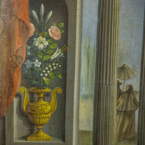 LATE VICTORIAN THEATRICAL OIL PAINTING - ADDITIONAL PHOTO 7