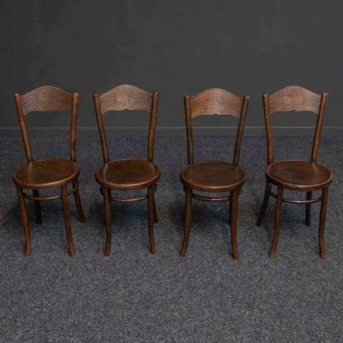 SET OF 4 BENTWOOD CHAIRS BY MUNDUS JJ KOHN LTD - ADDITIONAL PHOTO 2