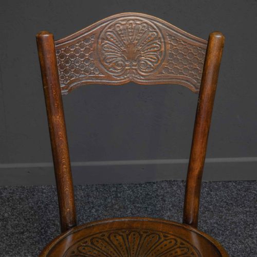 SET OF 4 BENTWOOD CHAIRS BY MUNDUS JJ KOHN LTD - ADDITIONAL PHOTO 9