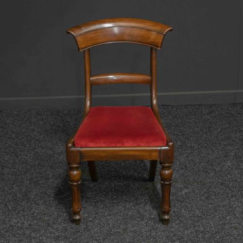 SET OF SIX WILLIAM IV MAHOGANY CHAIRS - ADDITIONAL PHOTO 1