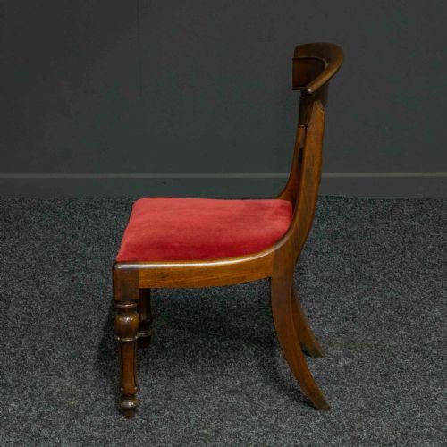 SET OF SIX WILLIAM IV MAHOGANY CHAIRS - ADDITIONAL PHOTO 2