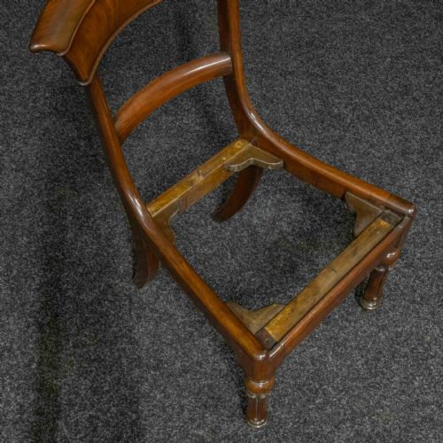 SET OF SIX WILLIAM IV MAHOGANY CHAIRS - ADDITIONAL PHOTO 8