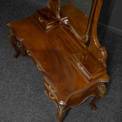 VICTORIAN MAHOGANY DRESSING TABLE - ADDITIONAL PHOTO 4