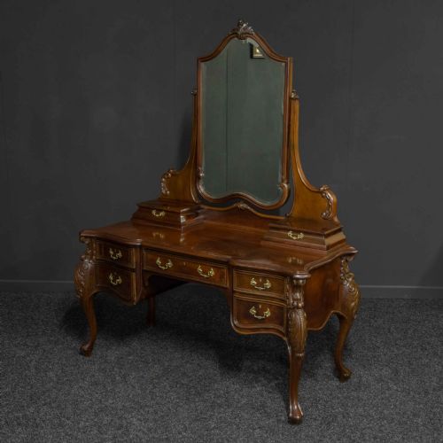 VICTORIAN MAHOGANY DRESSING TABLE - ADDITIONAL PHOTO 13