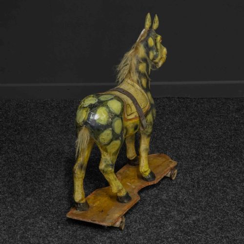 VICTORIAN PAPIER MACHE MULE - ADDITIONAL PHOTO 8