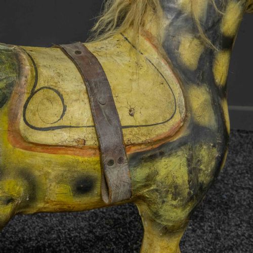 VICTORIAN PAPIER MACHE MULE - ADDITIONAL PHOTO 12