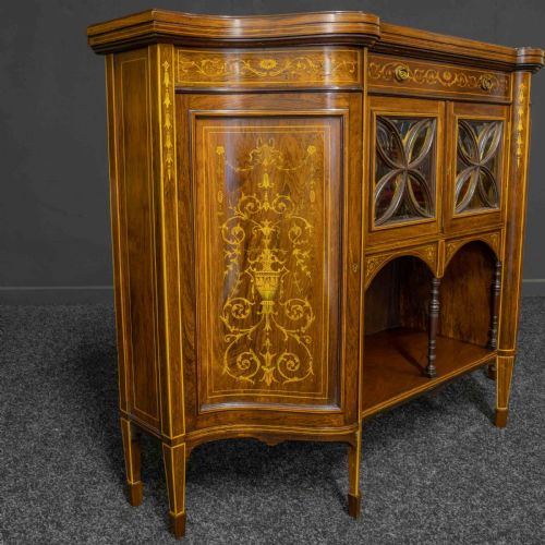 VICTORIAN ROSEWOOD SIDE CABINET - ADDITIONAL PHOTO 7