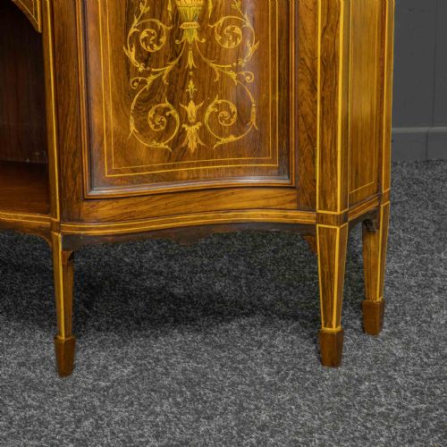 VICTORIAN ROSEWOOD SIDE CABINET - ADDITIONAL PHOTO 9