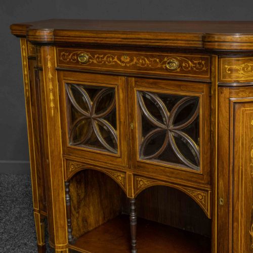 VICTORIAN ROSEWOOD SIDE CABINET - ADDITIONAL PHOTO 10