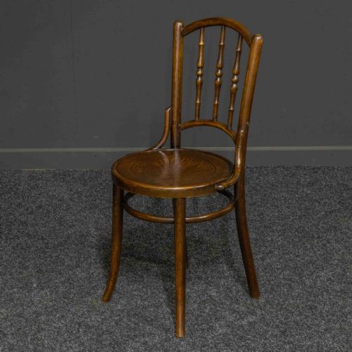 SET OF FOUR BENTWOOD CHAIRS BY MUNDUS AND JJ KOHN LTD - ADDITIONAL PHOTO 4