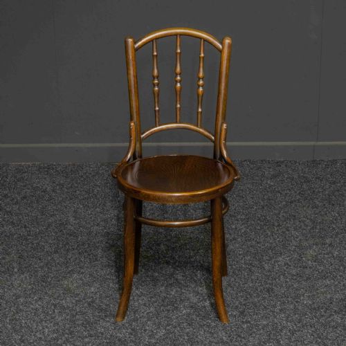 SET OF FOUR BENTWOOD CHAIRS BY MUNDUS AND JJ KOHN LTD - ADDITIONAL PHOTO 5