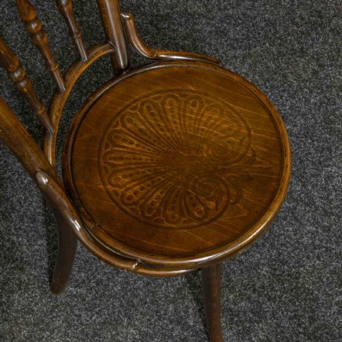 SET OF FOUR BENTWOOD CHAIRS BY MUNDUS AND JJ KOHN LTD - ADDITIONAL PHOTO 6
