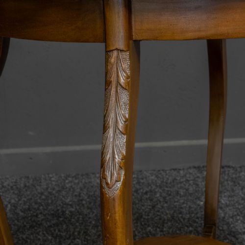 VICTORIAN MAHOGANY WINDOW TABLE - ADDITIONAL PHOTO 2