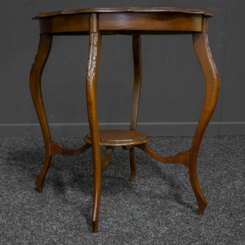 VICTORIAN MAHOGANY WINDOW TABLE - ADDITIONAL PHOTO 6