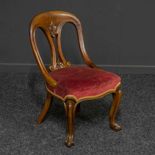 SET OF SIX VICTORIAN MAHOGANY CHAIRS - ADDITIONAL PHOTO 1