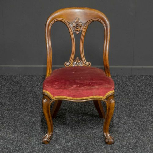 SET OF SIX VICTORIAN MAHOGANY CHAIRS - ADDITIONAL PHOTO 4