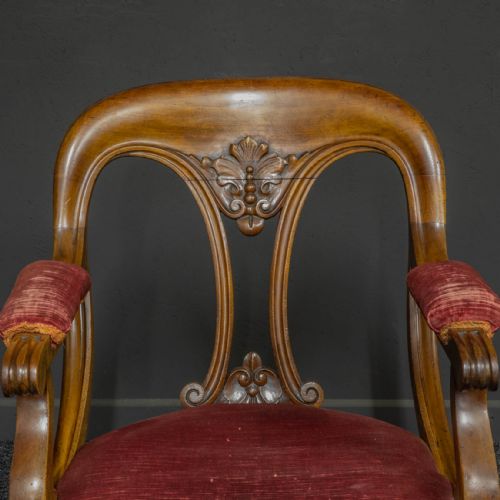 SET OF SIX VICTORIAN MAHOGANY CHAIRS - ADDITIONAL PHOTO 8