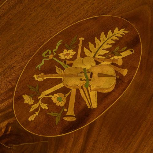 EDWARDIAN MAHOGANY COFFEE TABLE - ADDITIONAL PHOTO 1