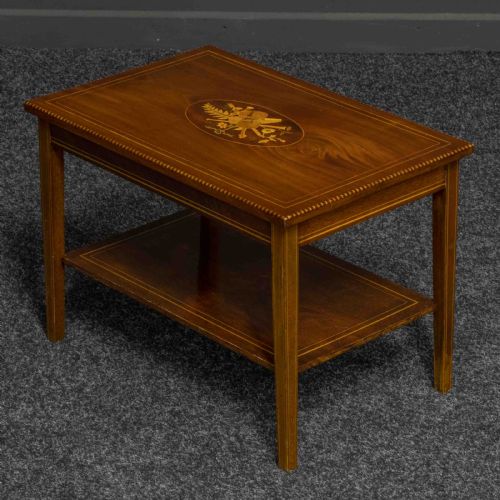 EDWARDIAN MAHOGANY COFFEE TABLE - ADDITIONAL PHOTO 4