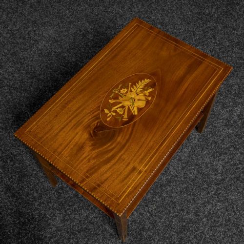 EDWARDIAN MAHOGANY COFFEE TABLE - ADDITIONAL PHOTO 3