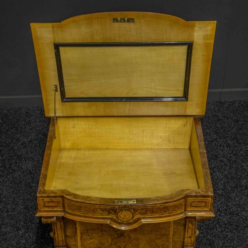 VICTORIAN WALNUT DAVENPORT - ADDITIONAL PHOTO 7