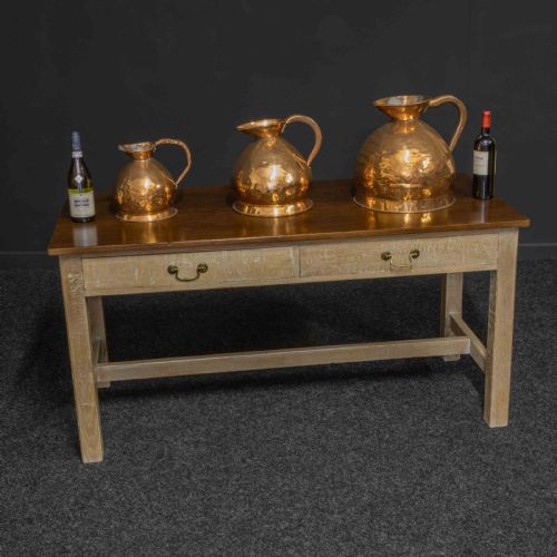 SET OF THREE VICTORIAN COPPER HARVEST FLAGONS - ADDITIONAL PHOTO 6