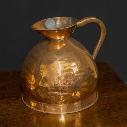SET OF THREE VICTORIAN COPPER HARVEST FLAGONS - ADDITIONAL PHOTO 4