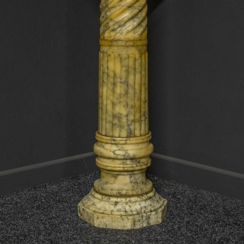 VICTORIAN MARBLE FIGURE - ADDITIONAL PHOTO 7