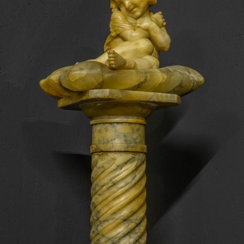 VICTORIAN MARBLE FIGURE - ADDITIONAL PHOTO 8