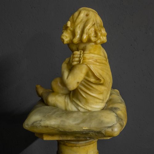 VICTORIAN MARBLE FIGURE - ADDITIONAL PHOTO 15