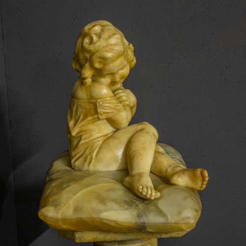 VICTORIAN MARBLE FIGURE - ADDITIONAL PHOTO 16