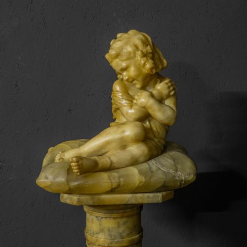VICTORIAN MARBLE FIGURE - ADDITIONAL PHOTO 18