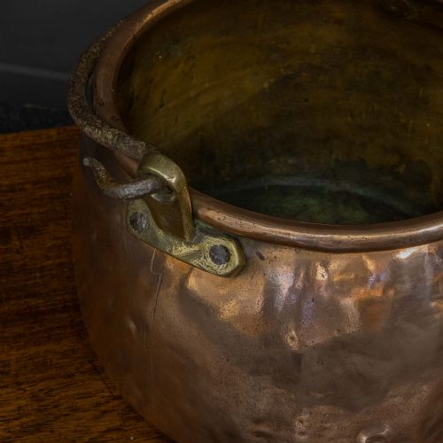 GEORGIAN COPPER POT - ADDITIONAL PHOTO 1