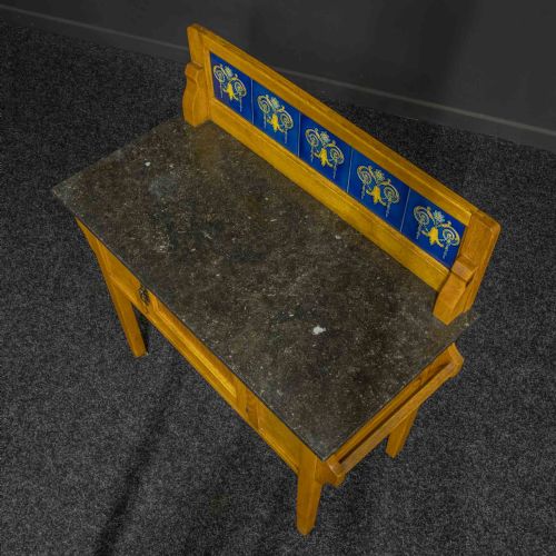 ARTS AND CRAFTS OAK WASHSTAND - ADDITIONAL PHOTO 4