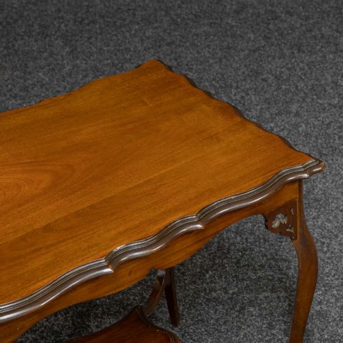 EDWARDIAN MAHOGANY WINDOW TABLE - ADDITIONAL PHOTO 5