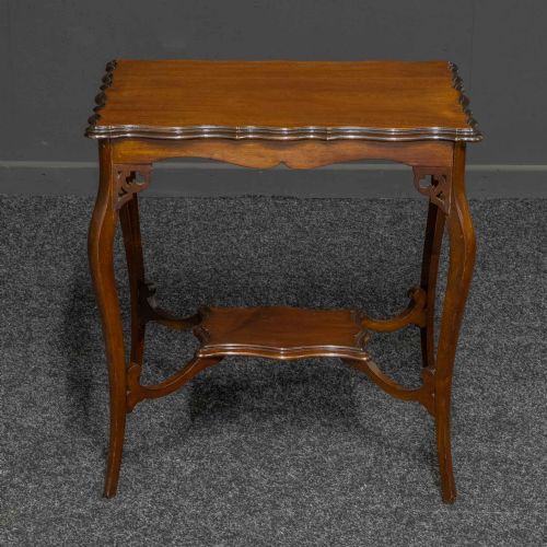 EDWARDIAN MAHOGANY WINDOW TABLE - ADDITIONAL PHOTO 7