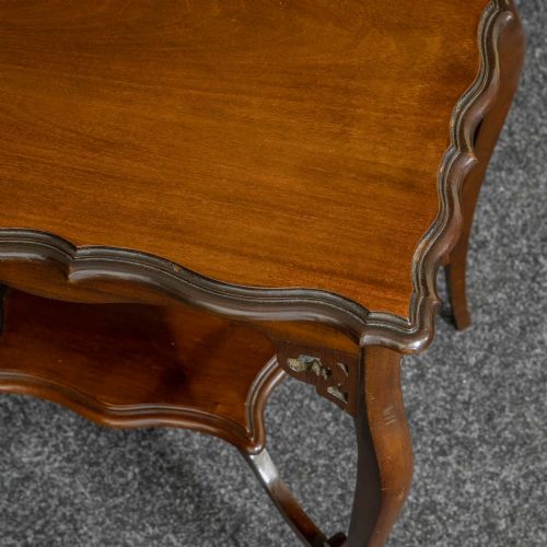 EDWARDIAN MAHOGANY WINDOW TABLE - ADDITIONAL PHOTO 3