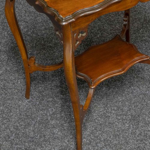 EDWARDIAN MAHOGANY WINDOW TABLE - ADDITIONAL PHOTO 6