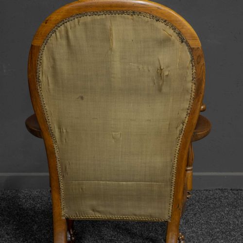 VICTORIAN ROSEWOOD ARMCHAIR - ADDITIONAL PHOTO 10