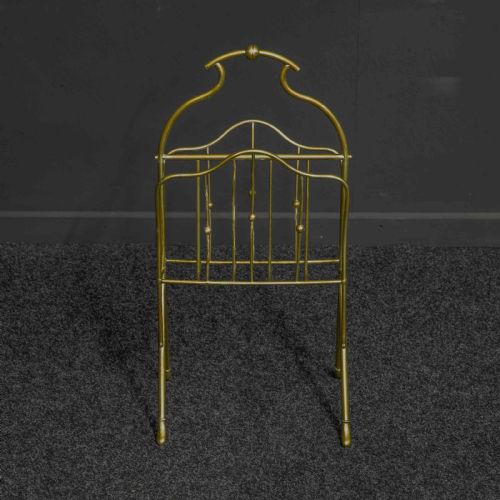 EDWARDIAN BRASS MAGAZINE RACK - ADDITIONAL PHOTO 2