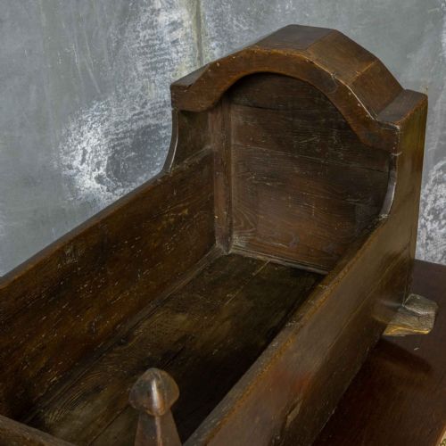 EARLY OAK CRADLE - ADDITIONAL PHOTO 2