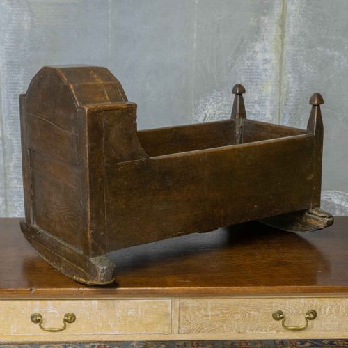 EARLY OAK CRADLE - ADDITIONAL PHOTO 7
