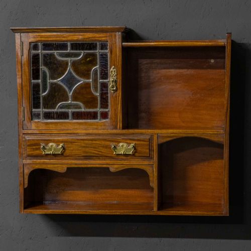 edwardian walnut wall shelves - CATEGORY: ANTIQUE FURNITURE - DATED EDWARDIAN