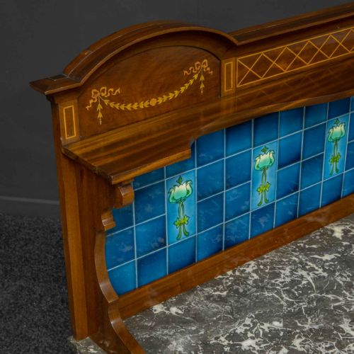 EDWARDIAN MAHOGANY WASHSTAND - ADDITIONAL PHOTO 5